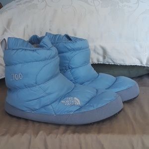 The North Face Blue Slipper Booties M